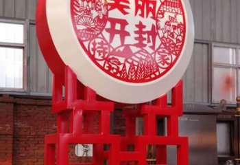 大型鑼鼓雕塑廠家 創(chuàng)意廣場(chǎng)小品 烤漆不銹鋼鑼鼓雕塑廠