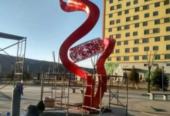 異形鑼鼓雕塑廠家 現代廣場小品 鏤空不銹鋼鑼鼓雕塑制作