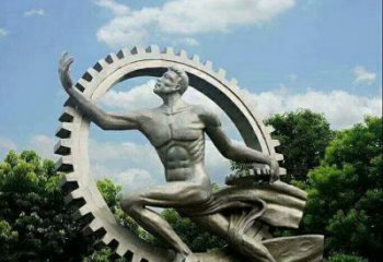 仿古齒輪雕塑廠家 歐式小品 房地產(chǎn)不銹鋼齒輪雕塑廠