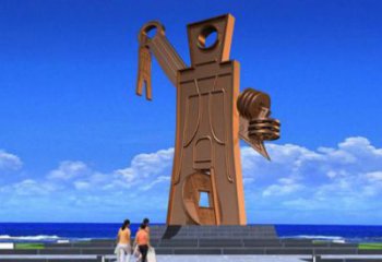 異形鑰匙雕塑廠家 現代小品 戶外不銹鋼鑰匙雕塑廠