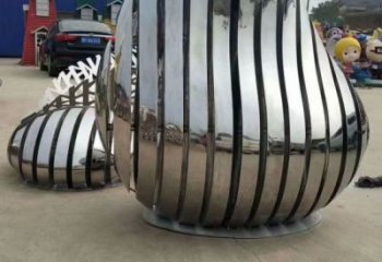 鏤空休閑椅雕塑廠家 園林小品 住宅小區不銹鋼休閑椅雕塑廠