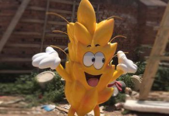 烤漆禾苗雕塑廠家 公園卡通小品 戶外不銹鋼禾苗雕塑廠