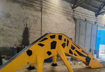 創意滑梯雕塑廠家 卡通戶外小品 公園不銹鋼滑梯雕塑廠
