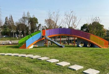 鏤空滑梯雕塑廠家 園林小品 住宅小區不銹鋼滑梯雕塑廠