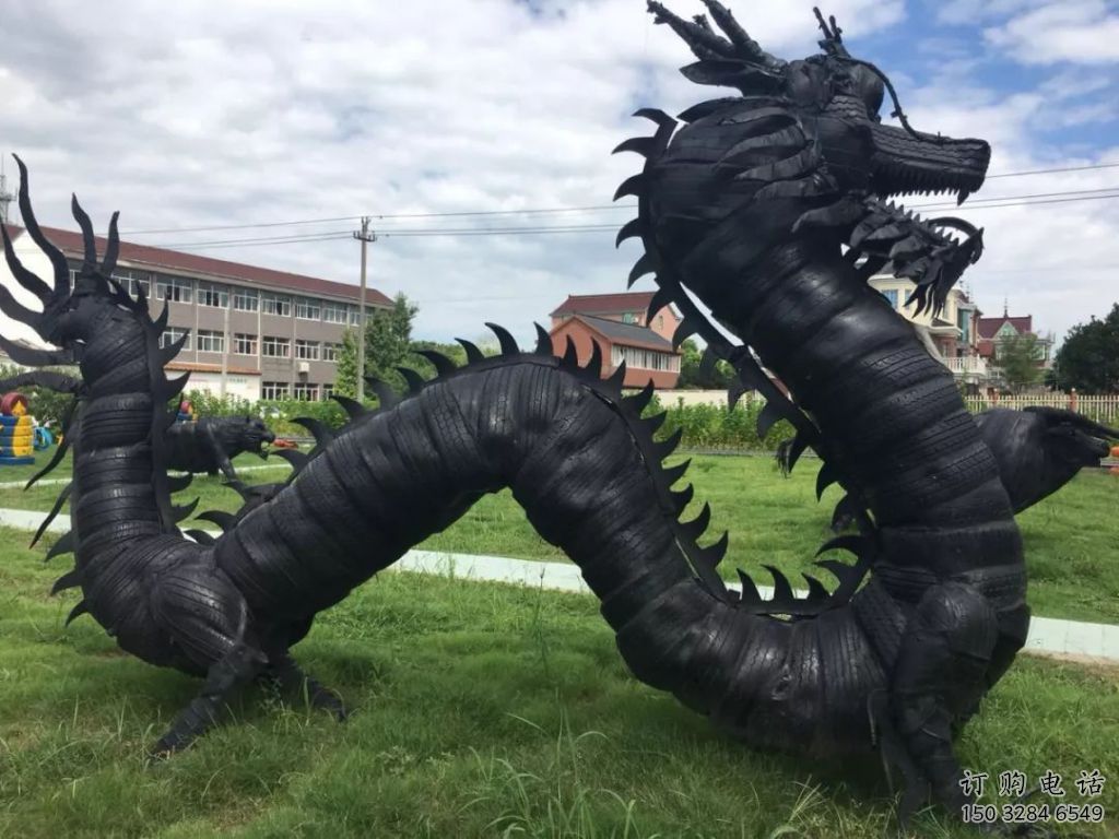 烤漆輪胎雕塑廠家 創(chuàng)意小品 戶外輪胎雕塑廠