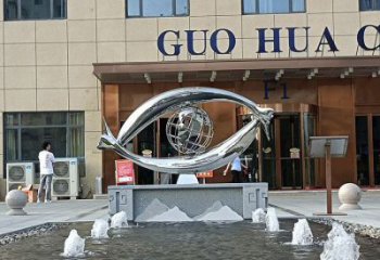 商業街放眼看世界雕塑廠家 現代公園廣場擺件 