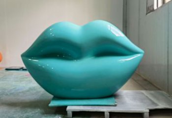 異形嘴唇雕塑廠家 現代小品 大型不銹鋼嘴唇雕塑廠
