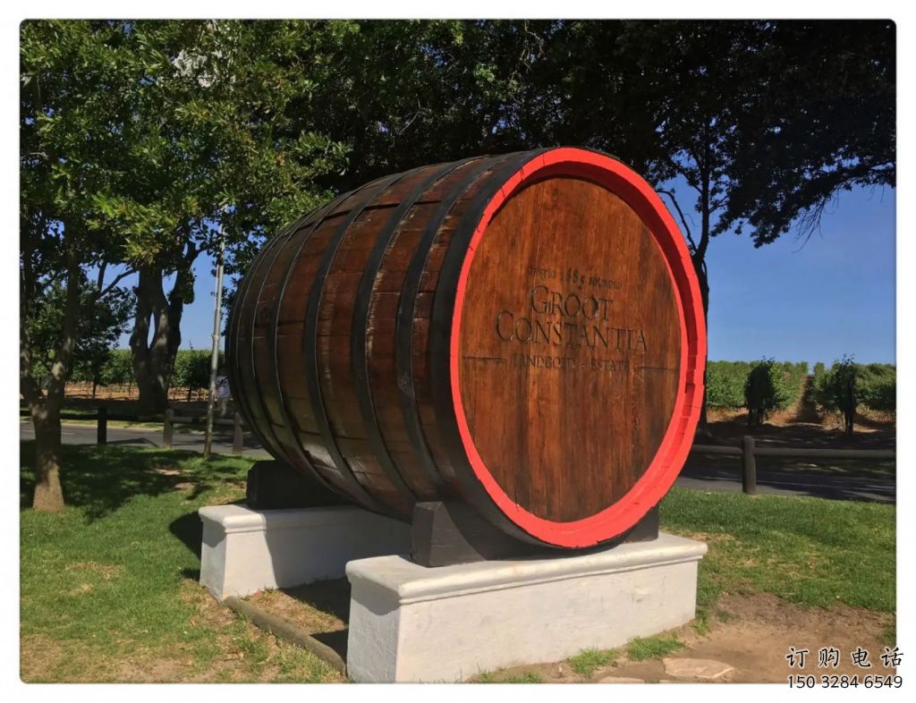 公園酒罐雕塑廠家 戶外擺件 仿古彩繪酒罐雕塑廠