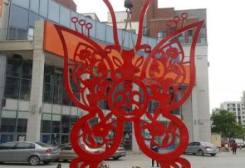 鏤空風箏雕塑廠家 園林剪紙小品 住宅小區不銹鋼風箏雕塑廠