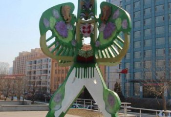 異形風箏雕塑廠家 現代公園小品 廣場不銹鋼風箏雕塑廠