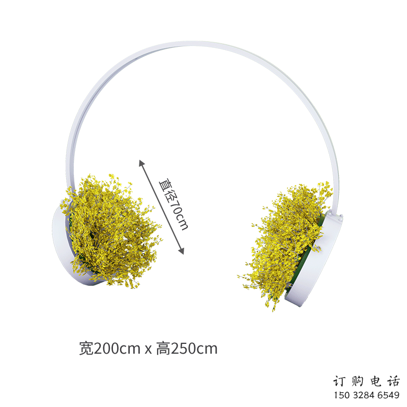 歐式耳機(jī)雕塑廠(chǎng)家 抽象廣場(chǎng)擺件 體育場(chǎng)不銹鋼耳機(jī)雕塑廠(chǎng)