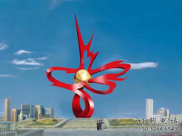 街頭果樹雕塑廠家 大型別墅區(qū)擺件 烤漆不銹鋼果樹雕塑廠