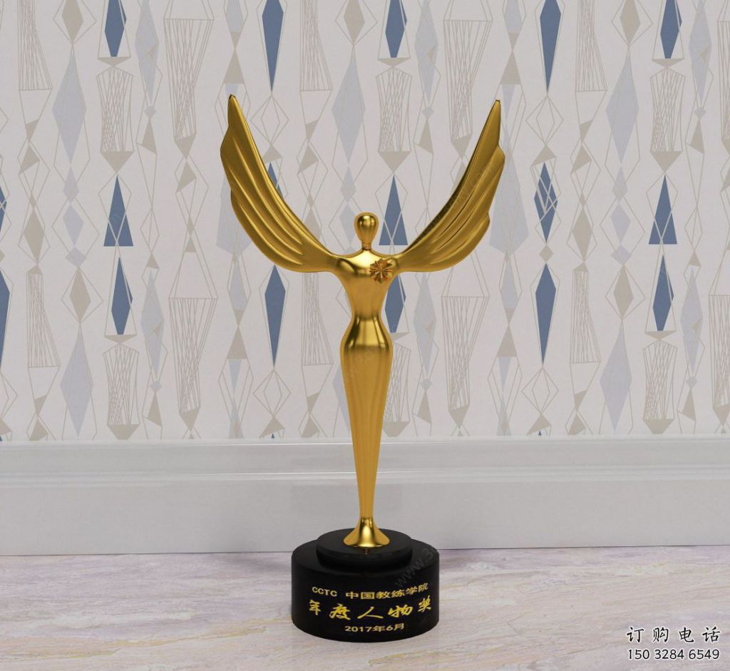 電鍍獎杯雕塑廠家 廣場園林擺件 戶外不銹鋼獎杯雕塑廠