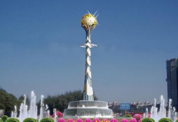 戶外獎(jiǎng)杯雕塑廠家 噴漆小品 大型不銹鋼獎(jiǎng)杯雕塑工廠