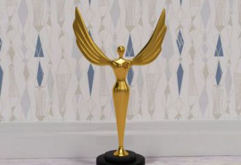 電鍍獎(jiǎng)杯雕塑廠家 廣場(chǎng)園林?jǐn)[件 戶外不銹鋼獎(jiǎng)杯雕塑廠