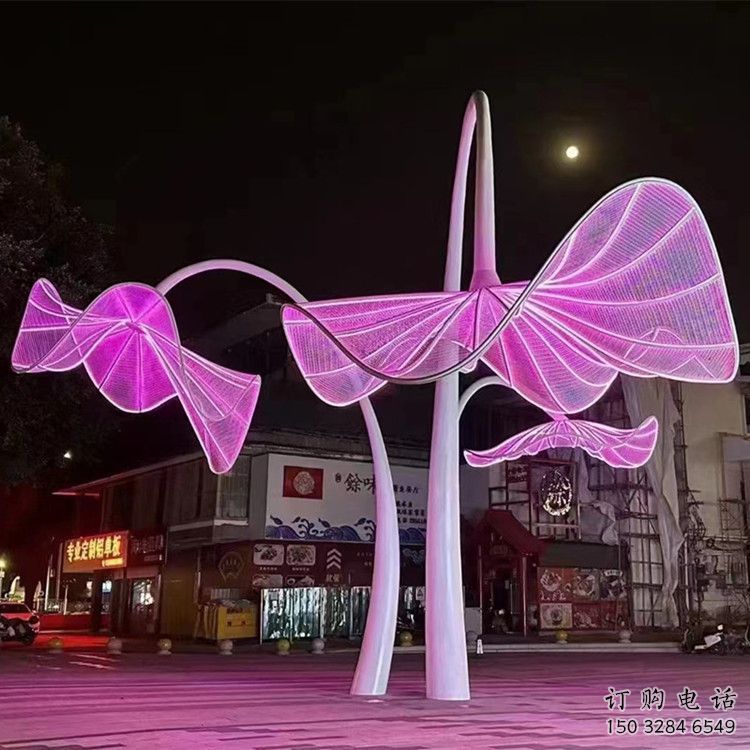 現(xiàn)代花傘雕塑廠家 大型別墅區(qū)擺件 戶外不銹鋼花傘雕塑廠