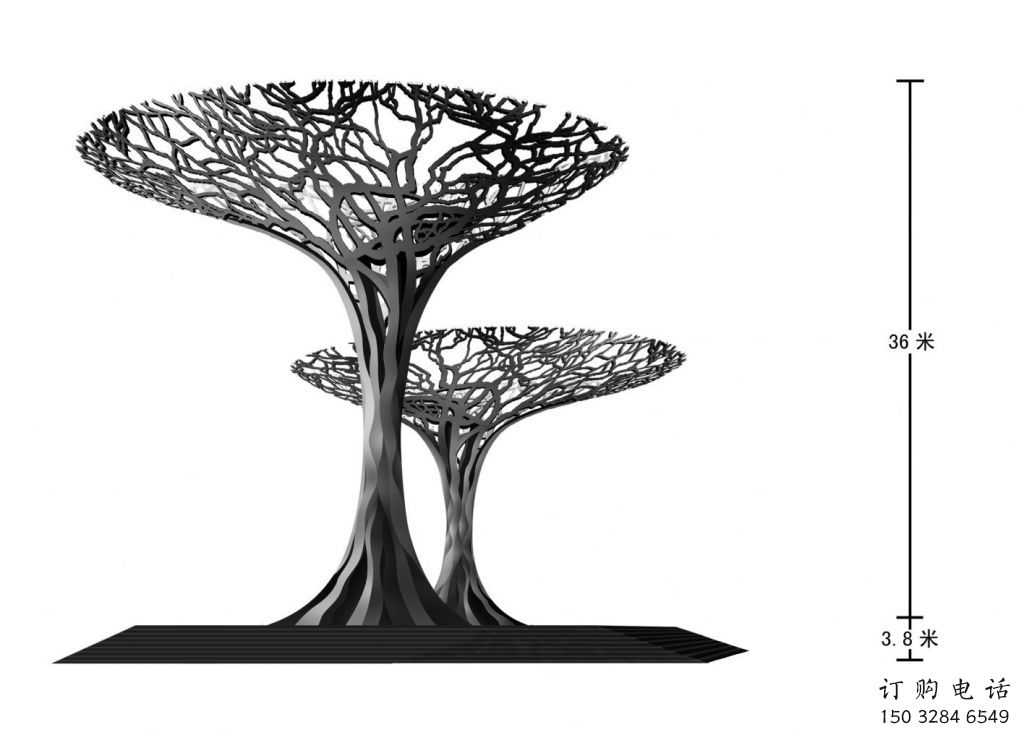 歐式花傘雕塑廠家 抽象擺件 體育場不銹鋼花傘雕塑廠