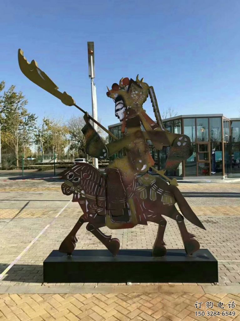 抽象皮影戲雕塑廠家 公園小品 戶外皮影戲雕塑制作