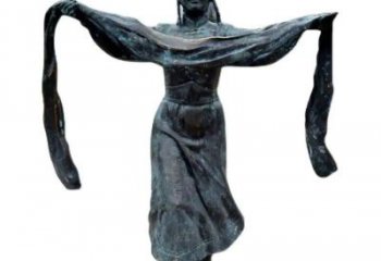 步行街哈達(dá)雕塑廠家 抽象創(chuàng)意小品擺件