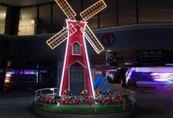 大型大風(fēng)車雕塑廠家 歐式小品 現(xiàn)代大風(fēng)車雕塑廠