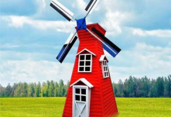 歐式大風(fēng)車雕塑廠家 抽象擺件 體育場(chǎng)大風(fēng)車雕塑廠