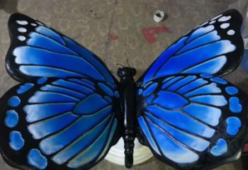 抽象蝴蝶結(jié)雕塑廠家 烤漆公園抽象小品擺件