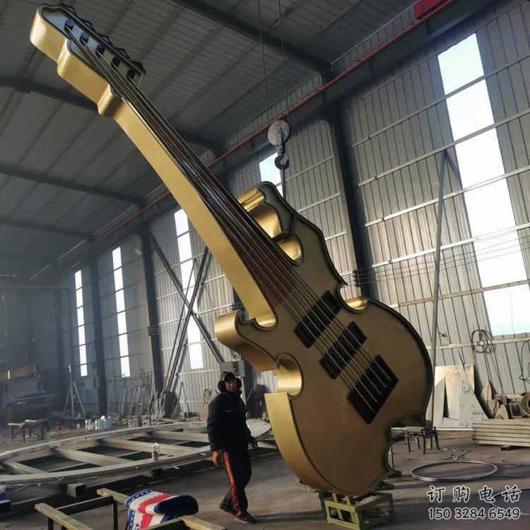 大型琵琶雕塑廠家 鍛造小品 音樂不銹鋼琵琶雕塑廠