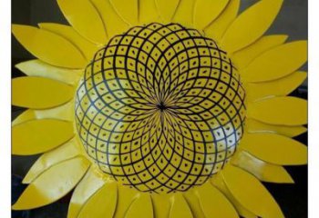 中式向日葵雕塑廠家 現代小品 游樂場不銹鋼向日葵雕塑廠