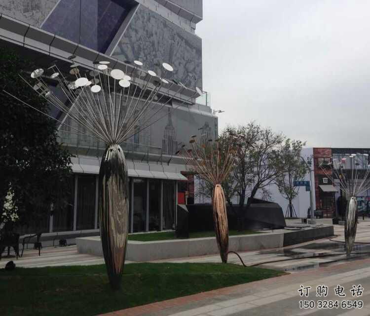 大型蓮藕雕塑廠家 鍛造小品 創意不銹鋼蓮藕雕塑廠