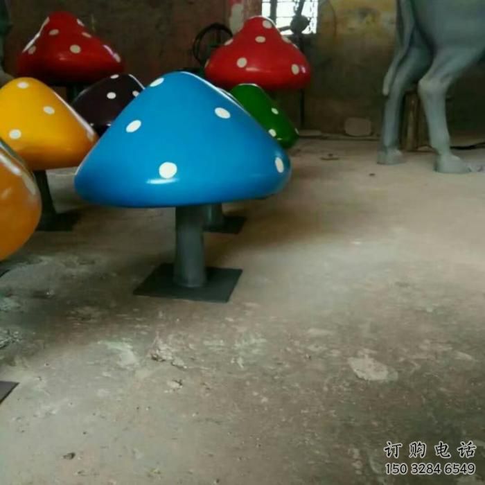 烤漆蘑菇雕塑廠家 公園小品 仿真不銹鋼蘑菇雕塑廠