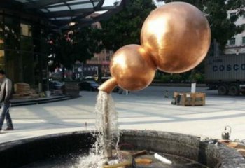 大型葫蘆雕塑廠家 鍛造小品 仿古不銹鋼葫蘆雕塑廠