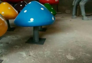 烤漆蘑菇雕塑廠家 公園小品 仿真不銹鋼蘑菇雕塑廠