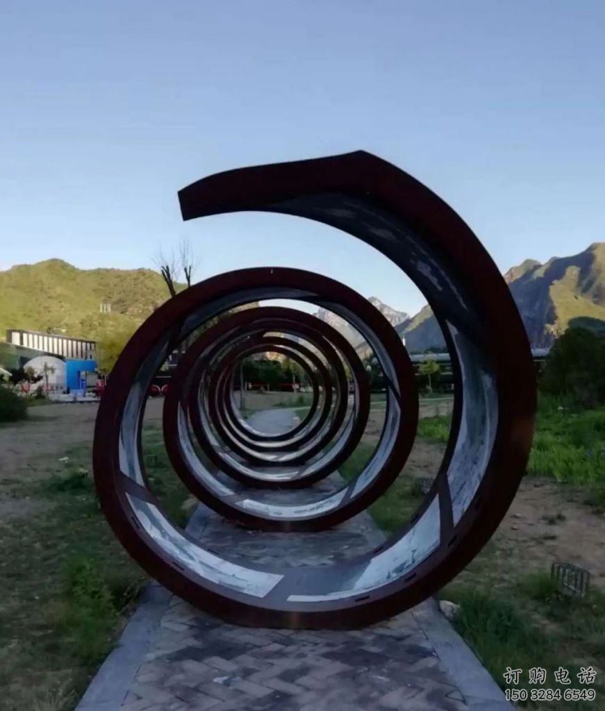 異形膠卷雕塑廠家 現代廣場小品 戶外不銹鋼膠卷雕塑廠