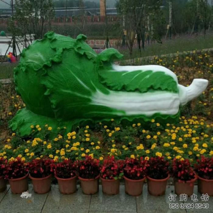仿真大白菜雕塑廠家 現(xiàn)代擺件 大型不銹鋼大白菜雕塑價(jià)格