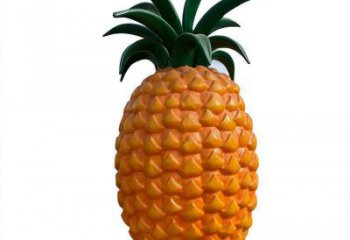 創意菠蘿雕塑廠家 仿真小品 公園菠蘿雕塑廠