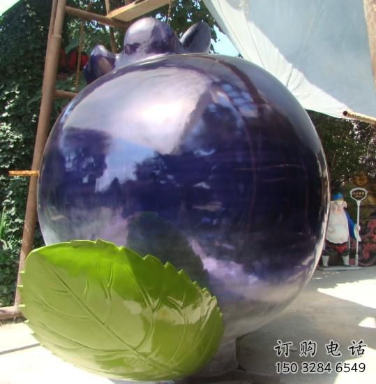 抽象藍莓雕塑廠家 創意小品 現代藍莓雕塑價格
