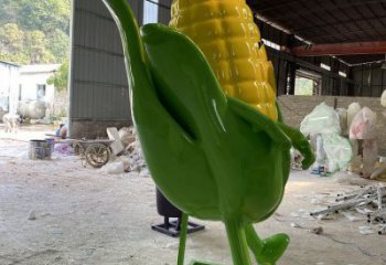 彩繪玉米雕塑廠家 創意擺件 街頭玉米雕塑廠
