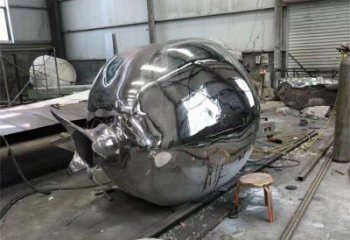 廣場石榴雕塑廠家 創意小品 大型不銹鋼石榴雕塑規格