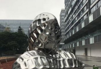 鍛造花生雕塑廠家 創意小品 戶外不銹鋼花生雕塑廠