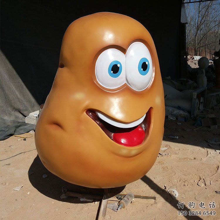 彩繪土豆雕塑廠家 公園擺件 街頭土豆雕塑廠