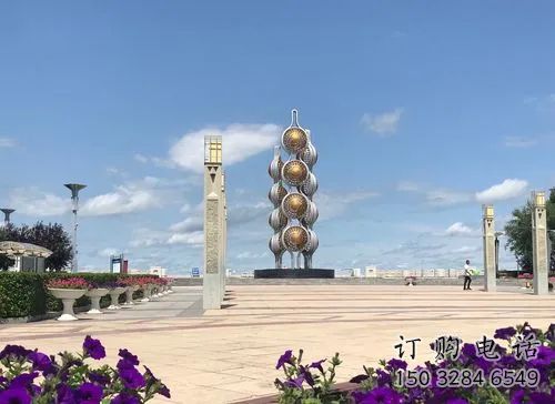 歐式云豆雕塑廠家 抽象擺件 創(chuàng)意不銹鋼云豆雕塑制作