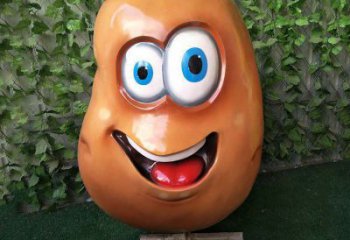 噴漆土豆雕塑廠家 中式村口小品 草地土豆雕塑廠