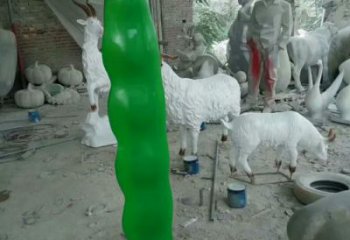 大型豆角雕塑廠家 公園小品 現(xiàn)代豆角雕塑價(jià)格