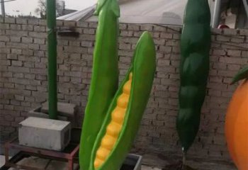 中式豆角雕塑廠家 仿真小品 游樂(lè)場(chǎng)豆角雕塑價(jià)格