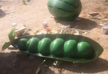 草地云豆雕塑廠家 現代公園小品 大型云豆雕塑定做