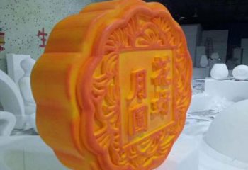 創(chuàng)意月餅雕塑廠家 仿真小品 公園月餅雕塑廠