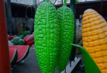 異形黃瓜雕塑廠家 現代公園小品 廣場黃瓜雕塑定制