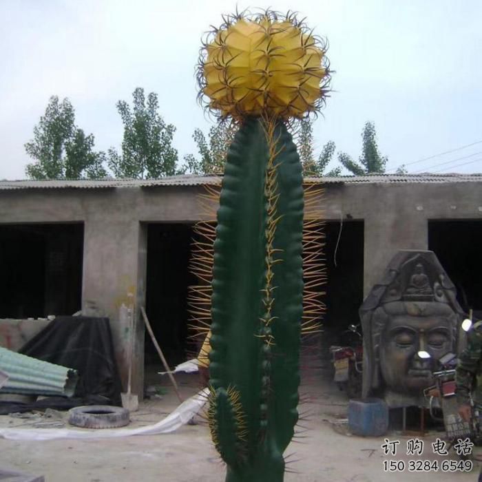 創意仙人掌雕塑廠家 仿真小品 公園仙人掌雕塑價格