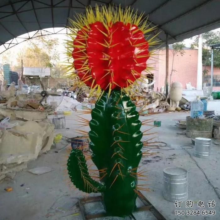 大型仙人掌雕塑廠家 抽象小品 戶外仙人掌雕塑規格