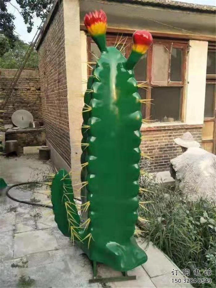 中式仙人掌雕塑廠家 公園小品 廣場現代仙人掌雕塑廠